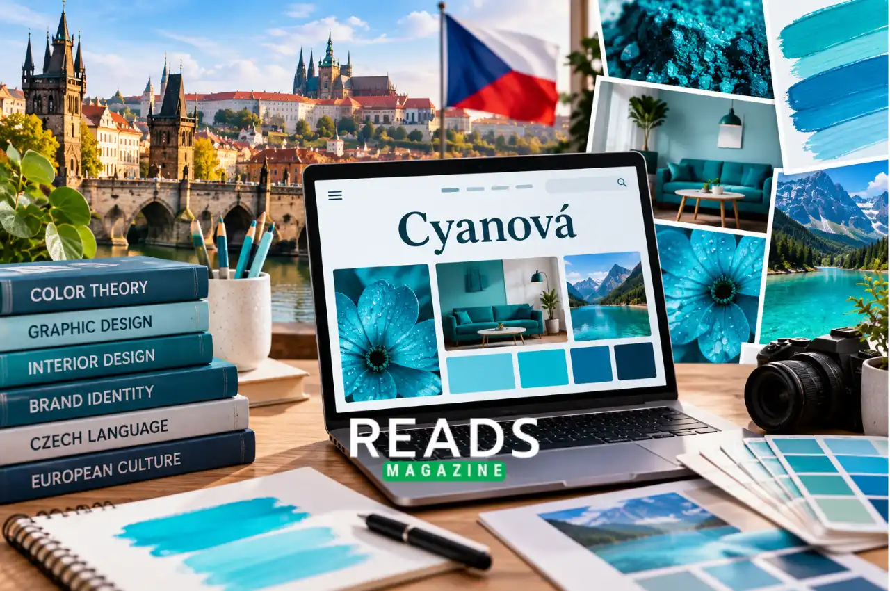 Cyanová